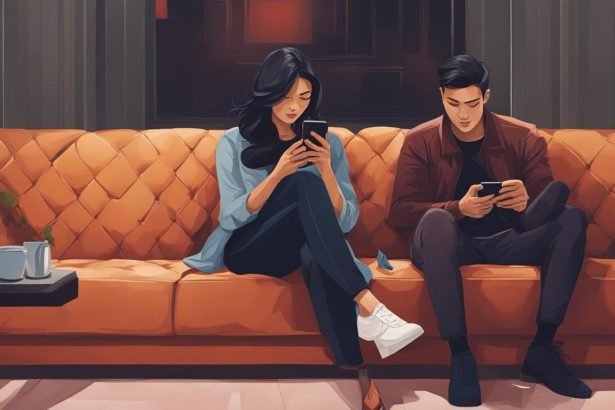 he is distant but says nothing is wrong