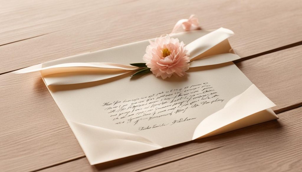 heartfelt letter to my husband on our wedding day