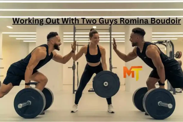 Working Out with Two Guys